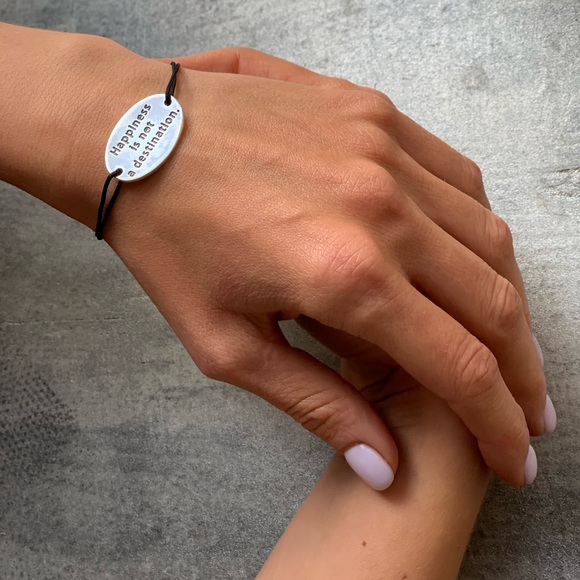 🔥Sterling silver🔥“Happiness is not...” - Picture 6 of 6